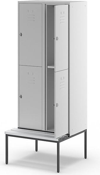 Actual product image Wolf Half height wardrobe with bench base (80 cm, 214 cm)