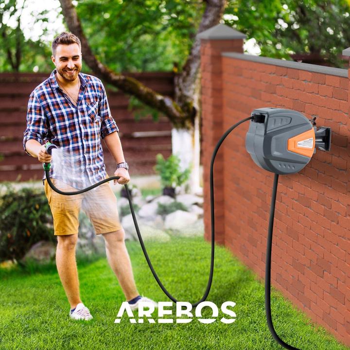 Actual product image Arebos Garden hose reel (30 m)