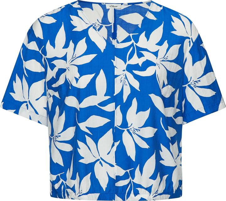 Produktbild s.Oliver Strukturierte Bluse im O-Shape (52)