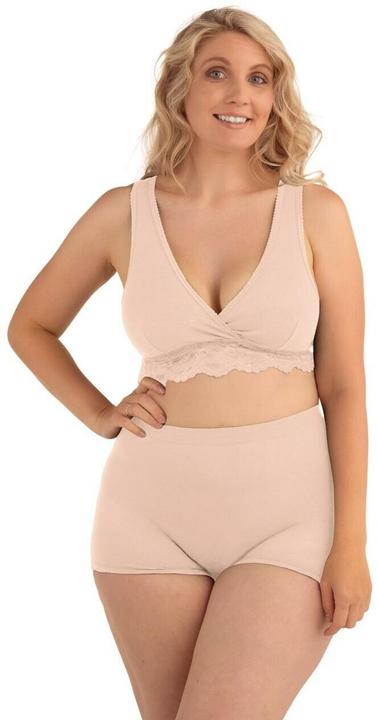 Actual product image Carriwell Crossover nursing and sleep bra beige XL (XL)