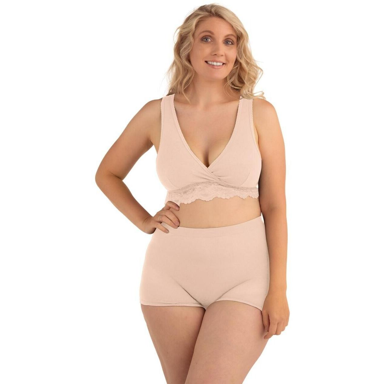 Thumbnail - Carriwell, Still-BH, Still- und Schlaf-BH Crossover Beige XL, Beige, (XL)