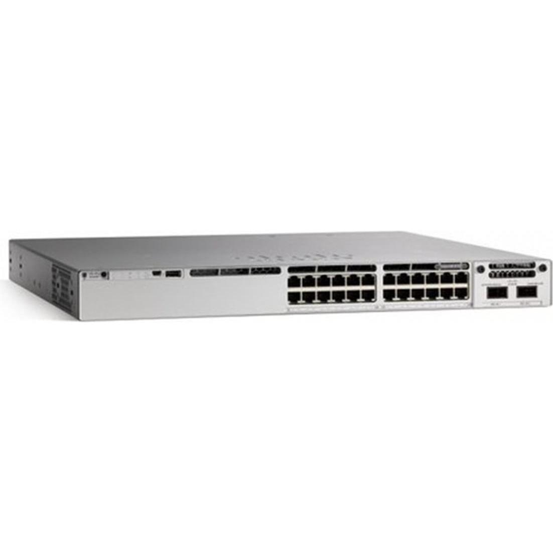 Cisco CATALYST 9300 24-PORT DATA ONL (24 Ports), Netzwerk Switch, Grau