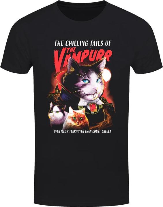 Produktbild Horror Cats The Vampurr TShirt (3XL)