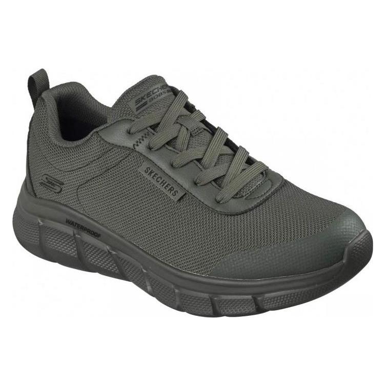 Skechers, Herren, Sneakers, Wasserdichte Schuhe Bobs Sport Flex Rainy Edge Olive, Grün, (42)