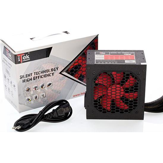 Thumbnail - Itek DESERT 550 (550 W), PC Netzteil, Schwarz, Rot