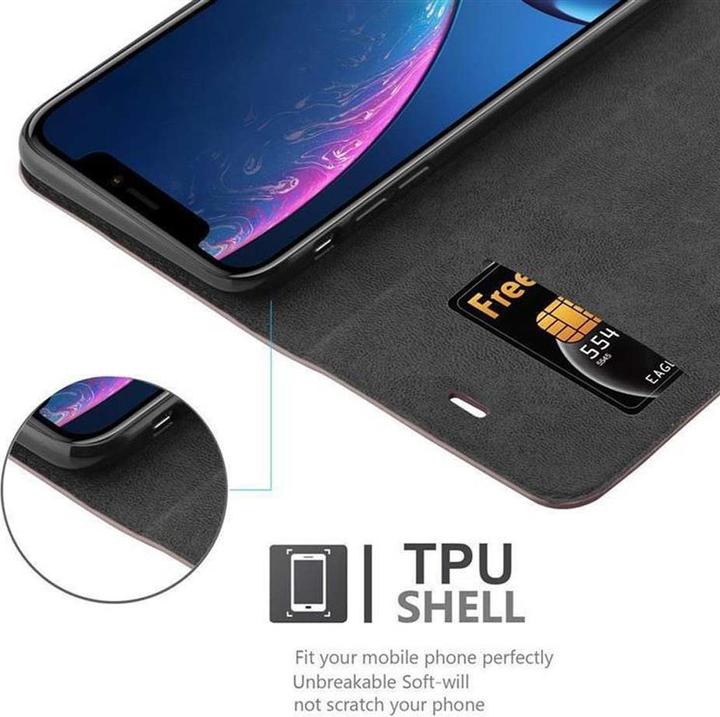Actual product image Cadorabo Book Invisible Magnet Cover (Apple iPhone XR)