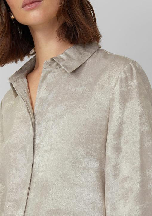 Immagine prodotto s.Oliver Bluse Langarm-Bluse mit verdeckter Knopfleiste und Hemdkragen (46)