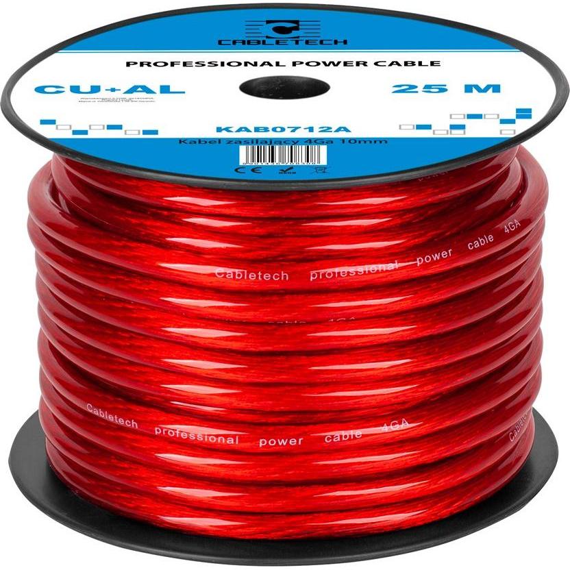 Cabletech 4Ga OD10mm CU + AL Autokabel (KAB0712A)