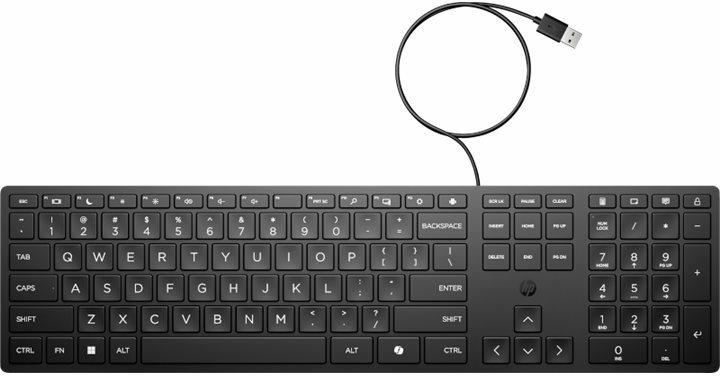 Actual product image HP Hewlett-Packard 320K G2 USB Wired Keyboard Bulk (CH) (CH, Cable)