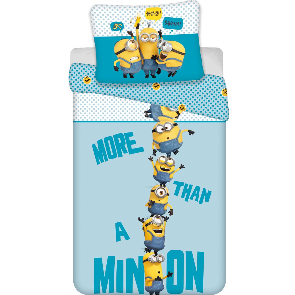 Thumbnail - Tinisu, Kinderbettwäsche, Minions Bettwäsche - 140x200 cm Kissen und Decke