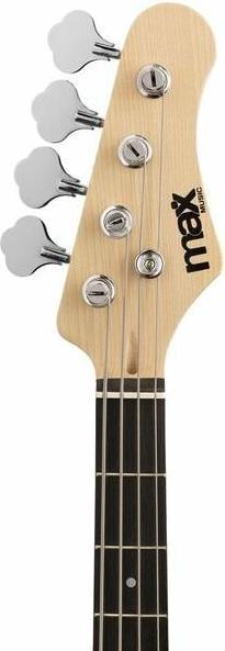 Immagine prodotto Max Music GigKit per basso elettrico bianco (Chitarra elettrica, Collo: Acero, Corpo: Lime)