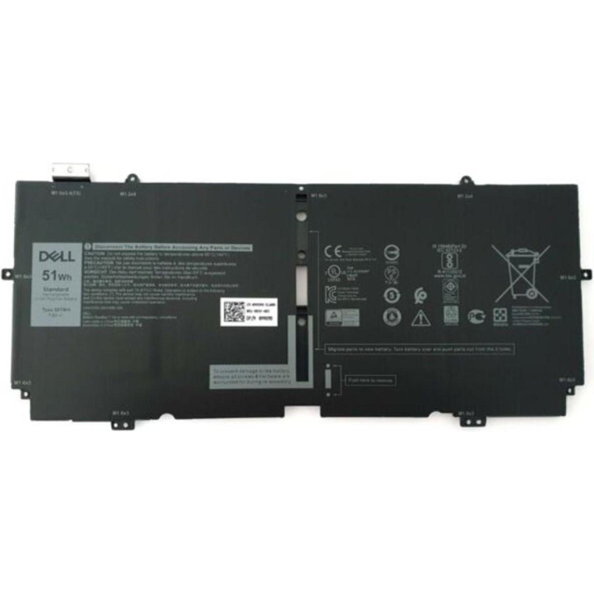 Dell Battery, 51WHR, 4 Cell (4 Zellen, 6375 mAh), Notebook Akku