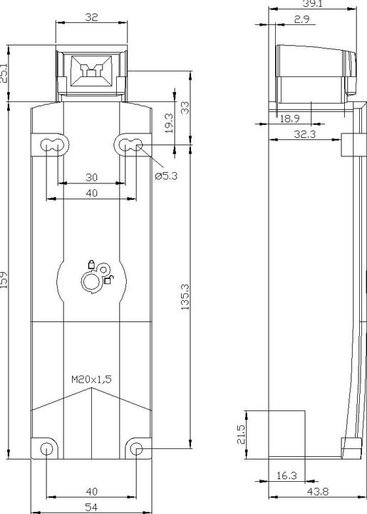 Produktbild Siemens Magnetschalter,Zus.freig.,230VAC