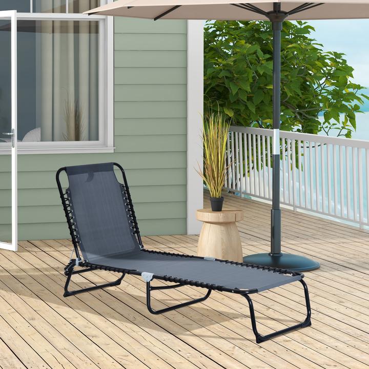Actual product image Outsunny Folding lounger (189 cm)