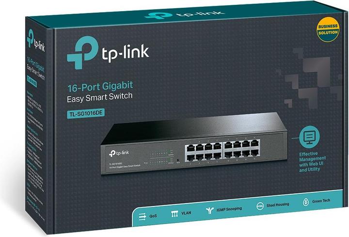 Actual product image TP-Link TL-SG1016DE (16 Ports)