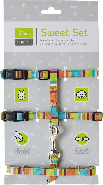 Image du produit Hunter Ensemble chiot et chat rayé (Taille unique, Chien, Général)