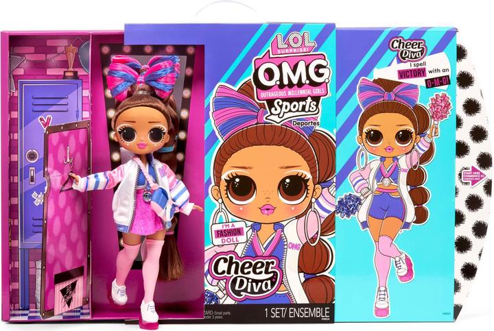 Actual product image L.O.L. Surprise! OMG Sports Cheer Diva Competitive Cheerleading