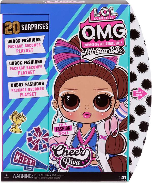 Actual product image L.O.L. Surprise! OMG Sports Cheer Diva Competitive Cheerleading