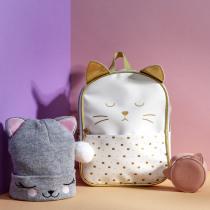 Produktbild Rucksack Katze weiss