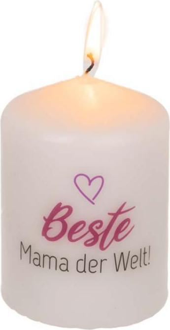 Actual product image Out of the blue Pillar Candle Best Mum in the World 6x8cm 181136 (1 pcs.)
