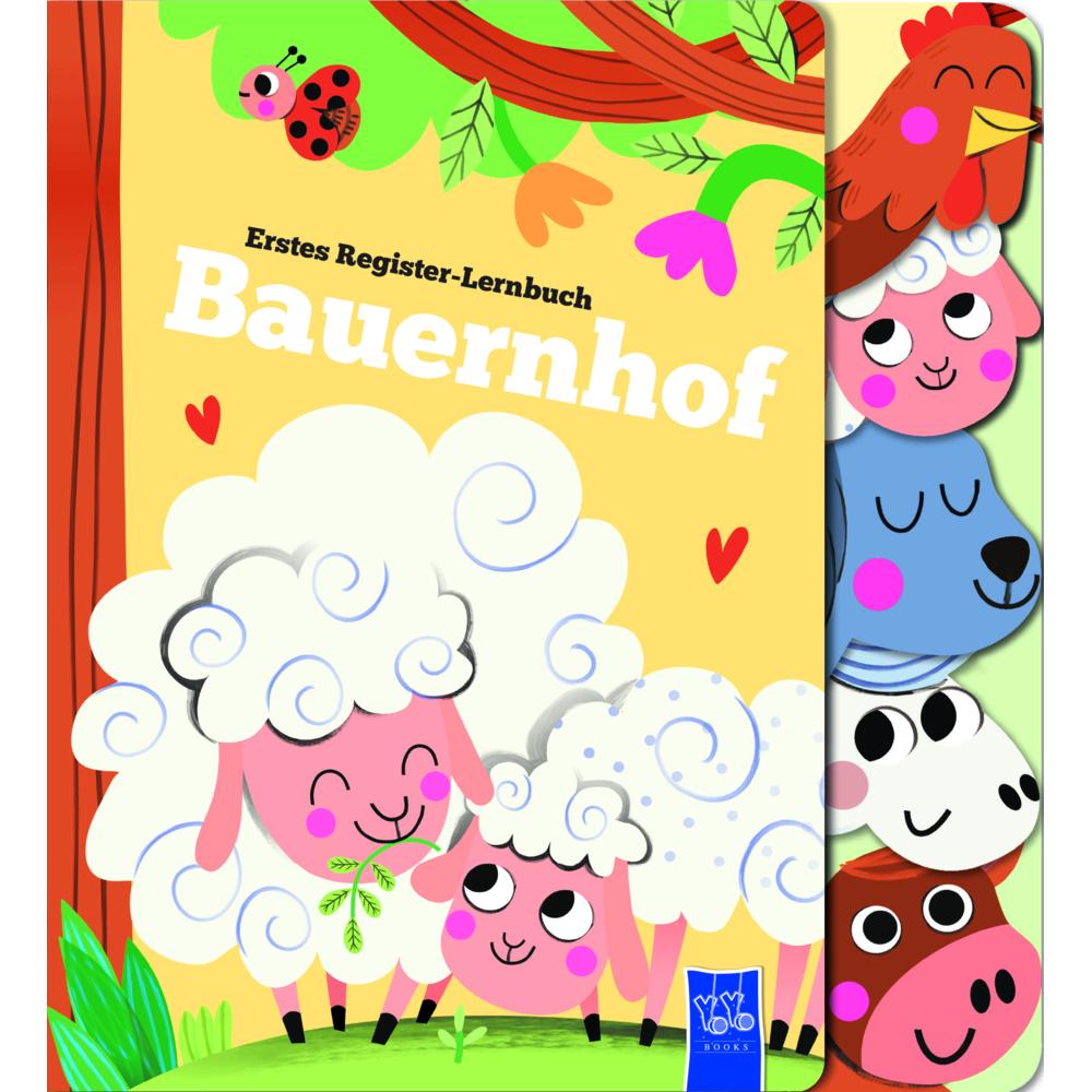 Erstes Register-Lernbuch - Bauernhof, Kinderbücher von Yoyo Books
