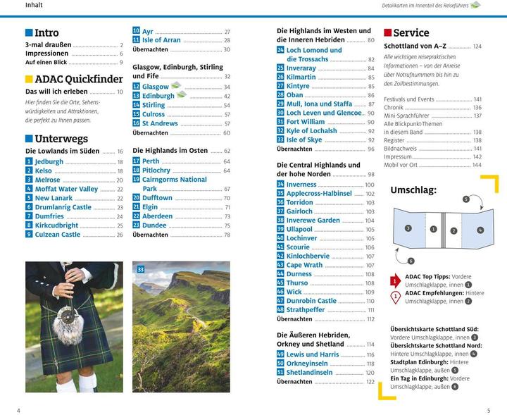 Produktbild Adac Reiseführer Schottland (Deutsch, Annette Kossow, Wilfried Klöpping, 2024)