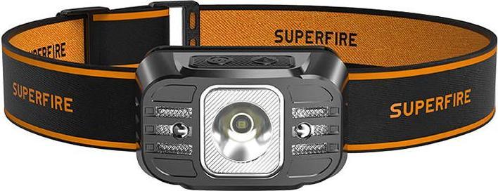 Superfire Headlamp HL75-X, 220lm, USB (220 lm)