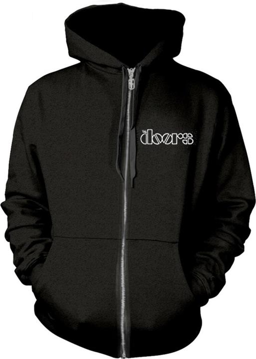 Image du produit The Doors Sweat à capuche zippé unisexe adulte avec impression dorsale du roi lézard (S)