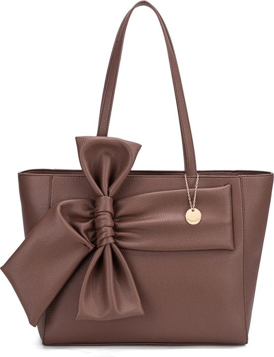 Produktbild Diana & Co **Damen Schultertasche - Velvetine Elite Modell - Pu Vegan Leder** - 47.0 X 30.0 X 11.0 Cm
