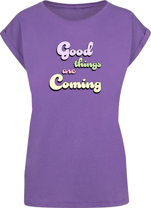 Produktbild Merchcode Ladies Good Things Extended Shoulder Tee - 112623 (M)