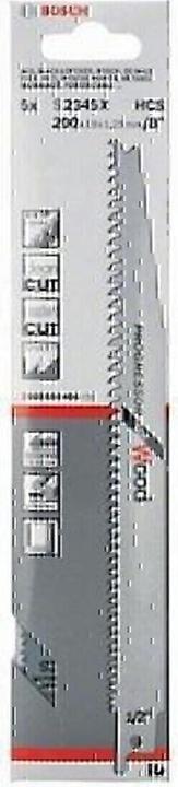 Produktbild Bosch Professional Zubehör Säbelsägeblatt S 2345 X, Progressor for Wood, 5er-Pack