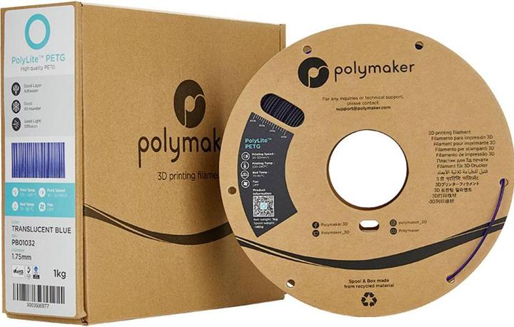 Produktbild Polymaker Filament (PETG, 1.75 mm, 1000 g, Blau)