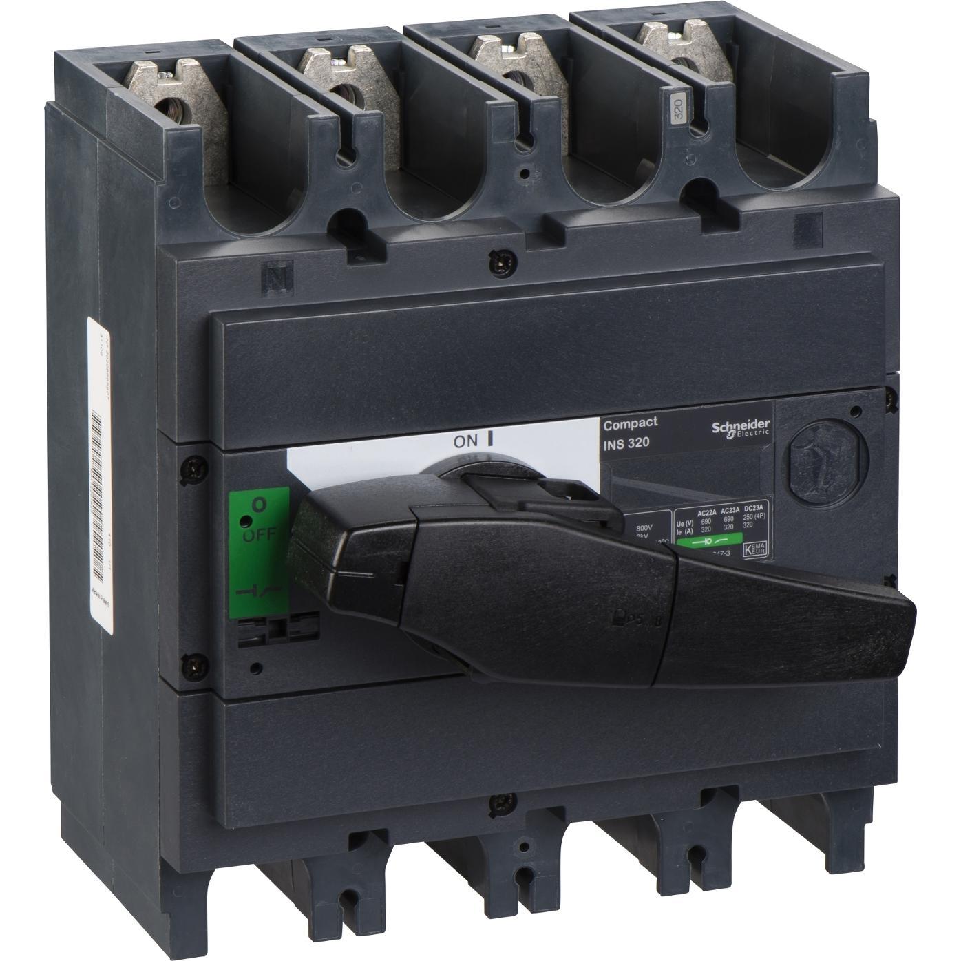 Thumbnail - Schneider Electric, Systemstromversorgung, Lasttrennschalter 31109 4p INS320