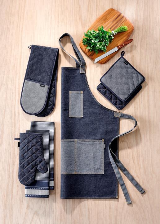 Produktbild Ladelle Ofenhandschuh Denim 18x33 cm 2 Stk. (Baumwolle)