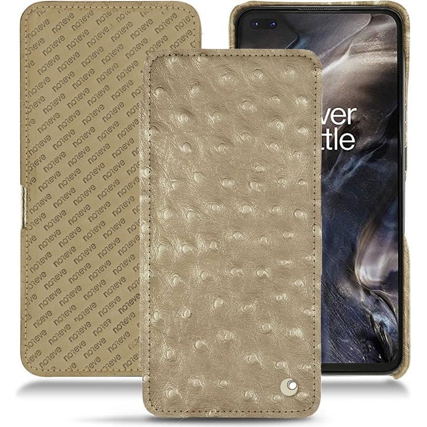 Noreve Lederschutzhülle horizontal (OnePlus Nord), Smartphone Hülle, Beige