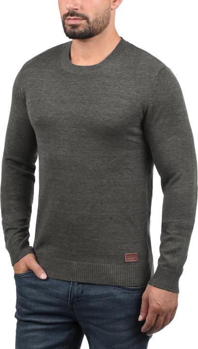 Actual product image Blend Lars Men's Jumper Knit Pullover With V-Neck Flecked (XXL)