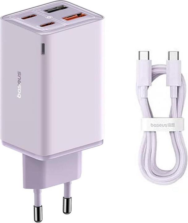 Actual product image Baseus GAN6 Pro Fast Charger, 2xUSB-C 2xUSB, 65W (65 W)