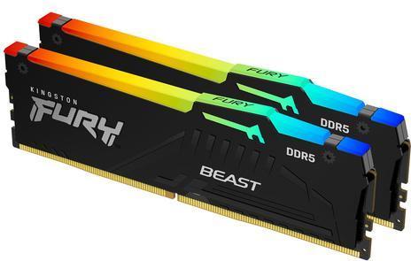 Produktbild Kingston Fury Beast RGB (2 x 8GB, 5200 MHz, DDR5-RAM, DIMM)