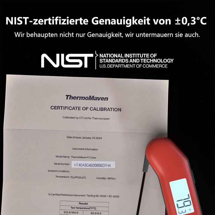 Produktbild ThermoMaven F1 Turbo Black Handthermometer