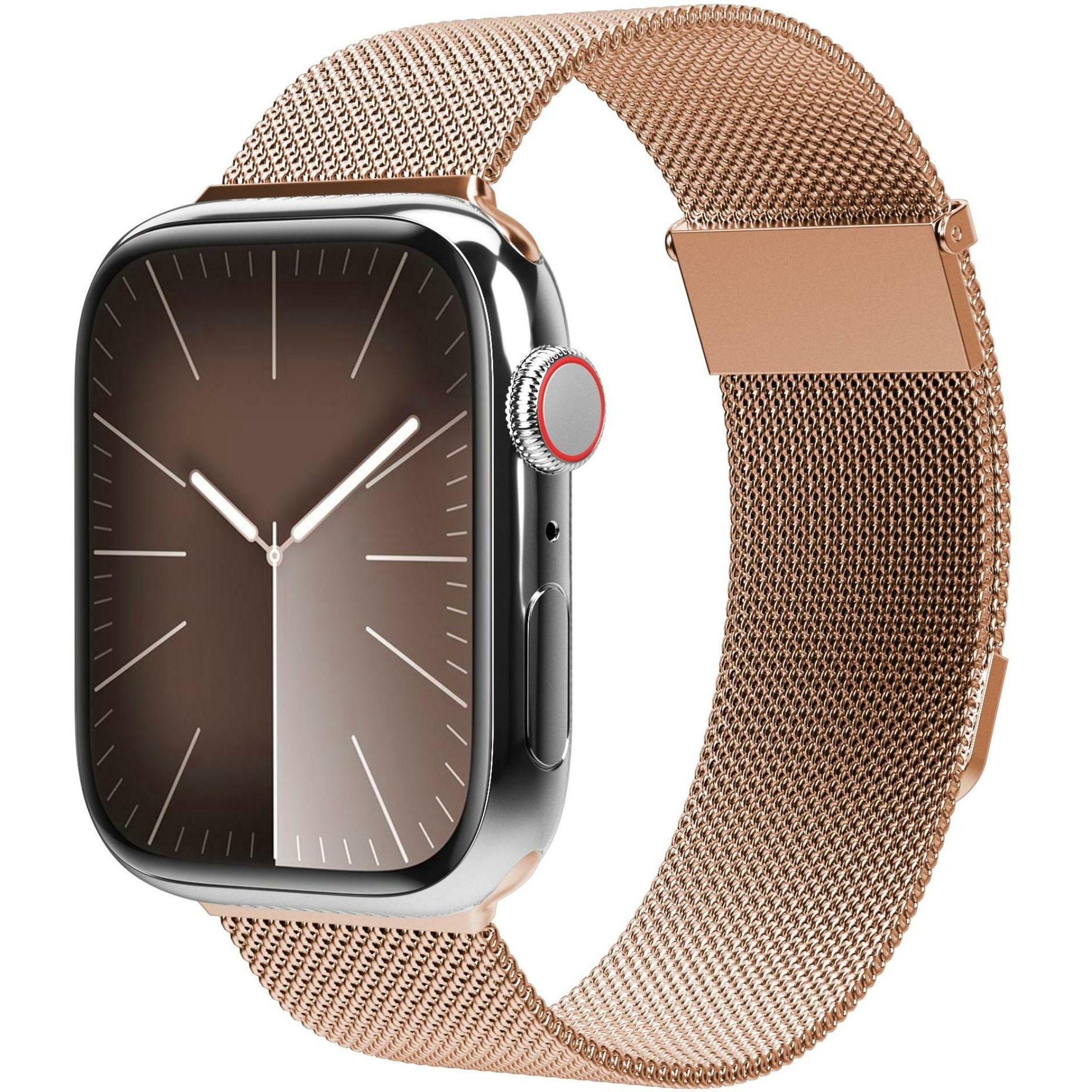 Vonmählen Milanese Loop 2 Rosegold 38 / 40 / 41 mm (Edelstahl), Uhrenarmband, Rosa