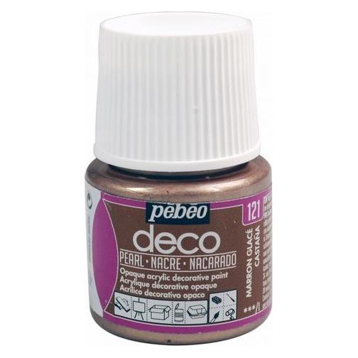 Colore Acrilico Madreperla Bianco Zita's Creative - 50 Ml - Effetto Perlescente Per Legno, Gesso, Mdf