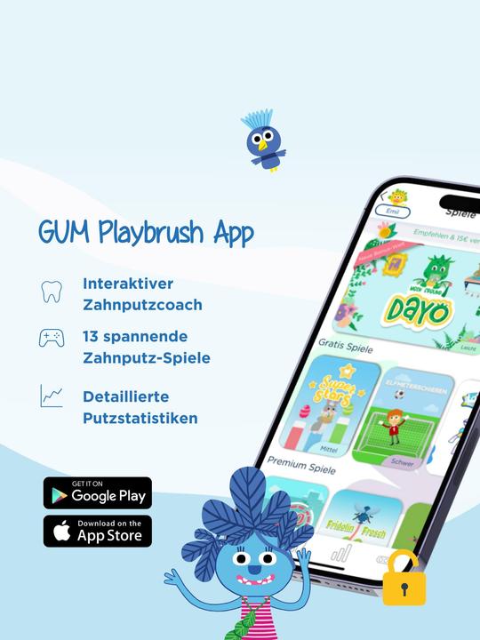 Immagine prodotto GUM Playbrush intelligente Schalzahnbürste (Spazzolino sonico)