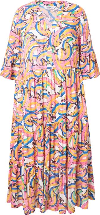 Image du produit Studio Untold Robe maxi à volants, imprimé bananes (50, 52)
