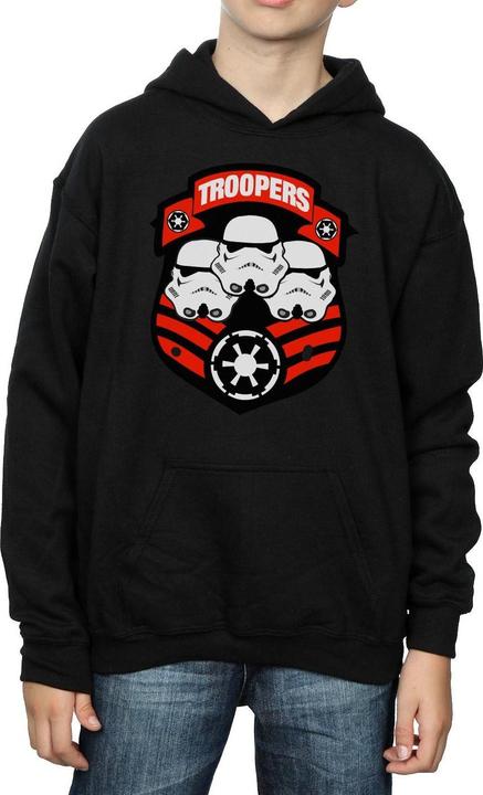 Actual product image Star Wars Boys Stormtrooper Troopers Hoodie (116)