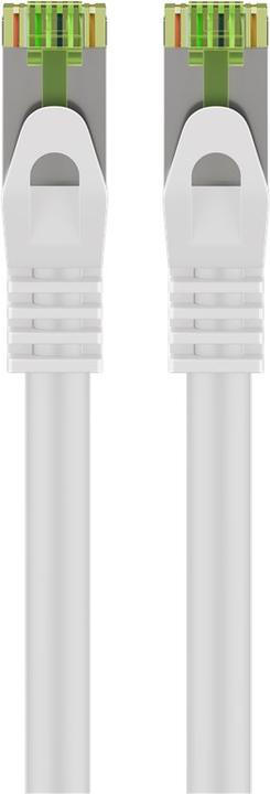 Image du produit Goobay Câble patch RJ45 avec câble brut CAT 8.1 S/FTP, blanc (S/FTP, CAT8.1, 7.50 m)