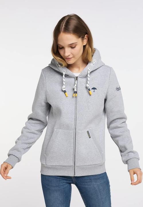 Produktbild Yuka Comfy Chic Sweatjack mit Kängurutasche und gerippten Bündchen (L)