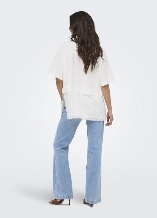Produktbild Only Onlmexa S/S Tee Lace Top Wvn (S)