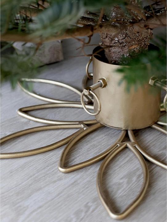 Chic Antique Weihnachtsbaumständer Ø 10 cm, Messing