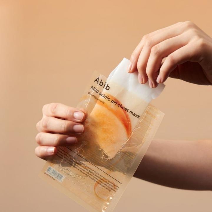 Actual product image Abib - Brightening sheet mask Glutathiosome Fit (Mild Acidic pH Sheet Mask) 30 ml