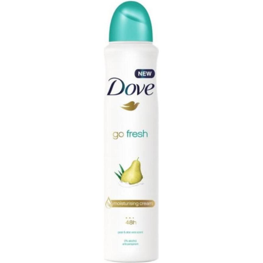 Dove, Deodorants, Peer en Aloë Vera Antiperspirant Deodorant Aerosol 250ml (Spuit, 250 ml)